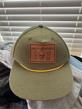 The Avett Brothers Olive Green Rope-Trim Hat